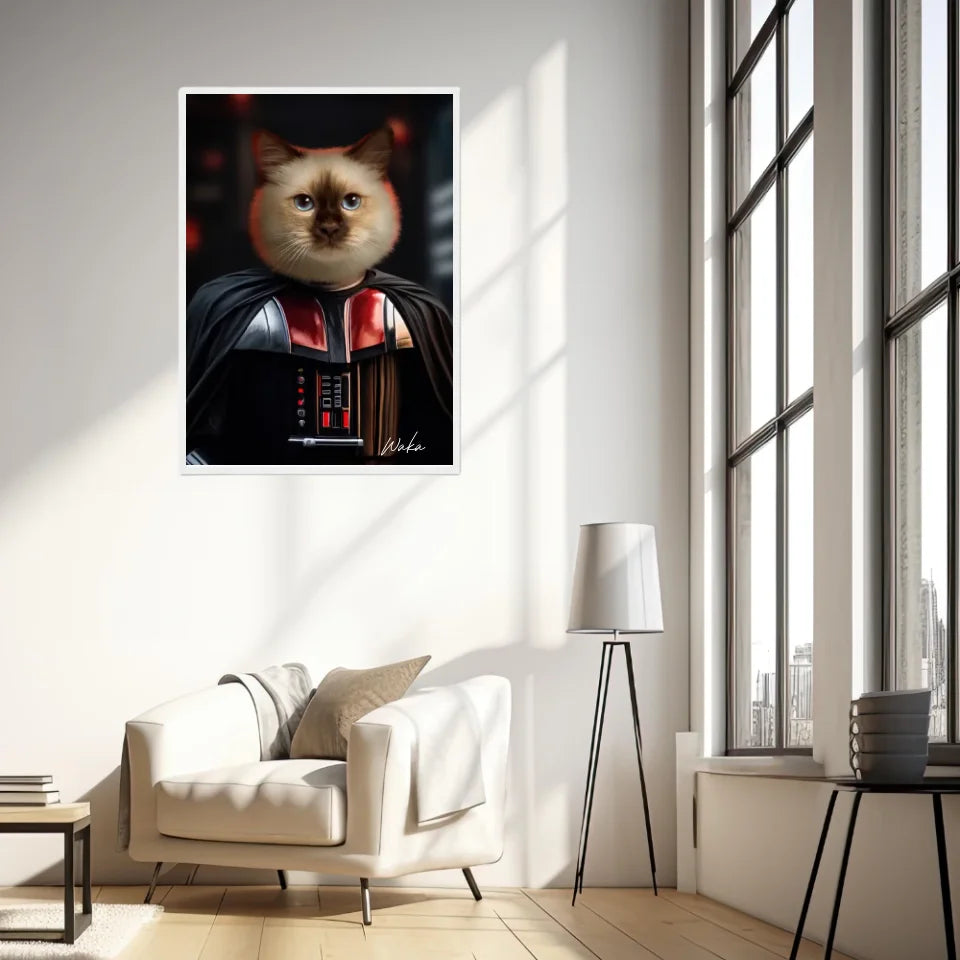 Tableau Animaux Portrait Personnalisé Dart Weider