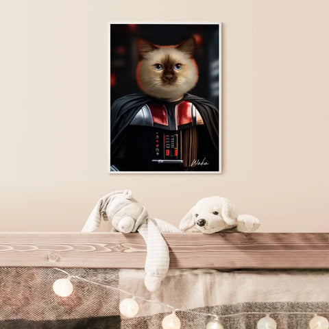 Tableau Animaux Portrait Personnalisé Dart Weider