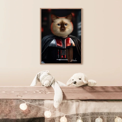 Tableau Animaux Portrait Personnalisé Dart Weider