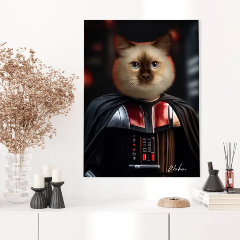 Tableau Animaux Portrait Personnalisé Dart Weider