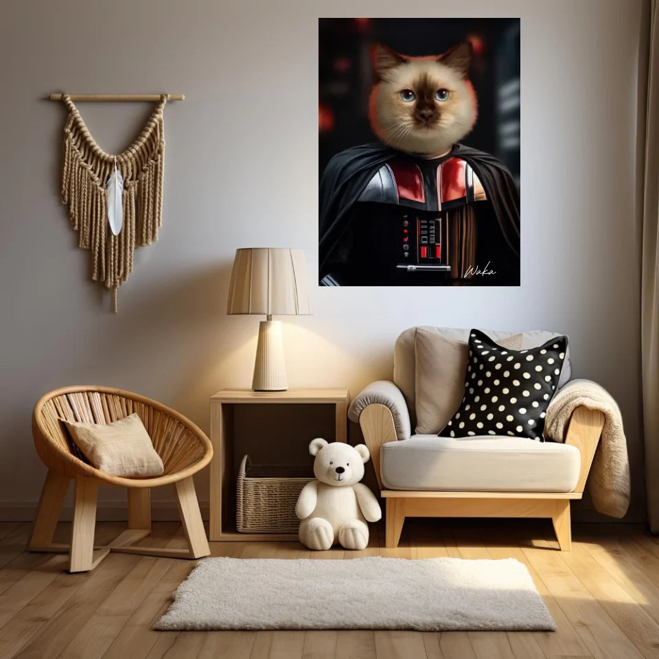 Tableau Animaux Portrait Personnalisé Dart Weider