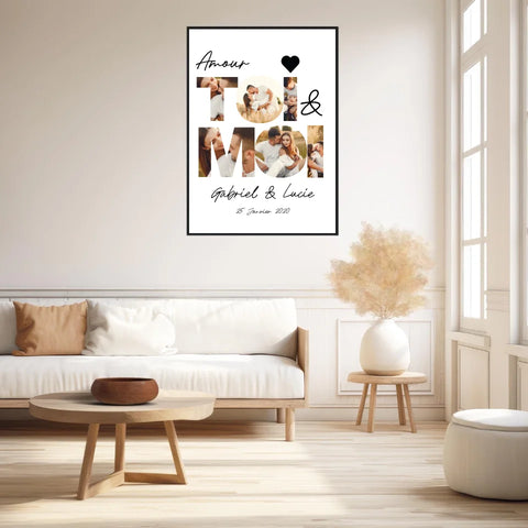 Affiche pour Couple – Pop Art Blocks Affiche pour Couple – Pop Art Blocks