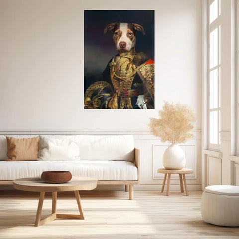 Tableau Animaux Portrait Personnalisé Renaissance Farquharson of Eastbury Dorset, 7th Hussars