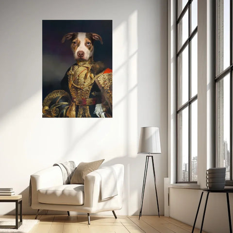 Tableau Animaux Portrait Personnalisé Renaissance Farquharson of Eastbury Dorset, 7th Hussars