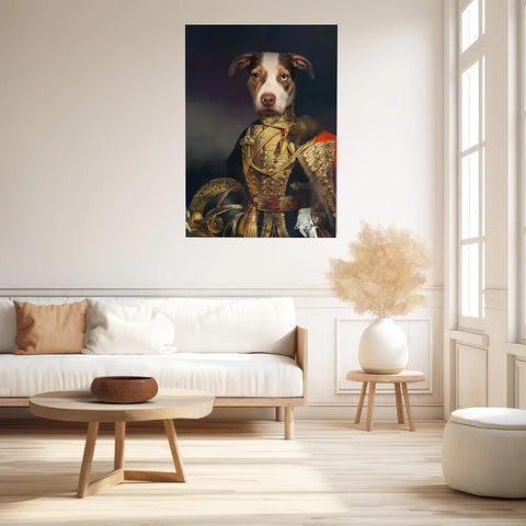 Tableau Animaux Portrait Personnalisé Renaissance Farquharson of Eastbury Dorset, 7th Hussars