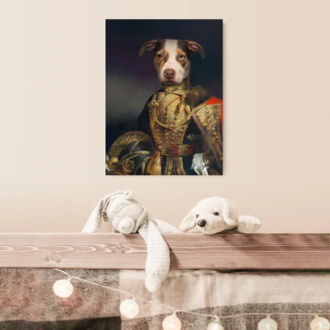 Tableau Animaux Portrait Personnalisé Renaissance Farquharson of Eastbury Dorset, 7th Hussars