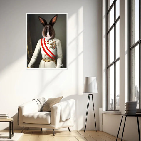 Tableau Animaux Portrait Personnalisé Renaissance François-Joseph Ier empereur d'Autriche
