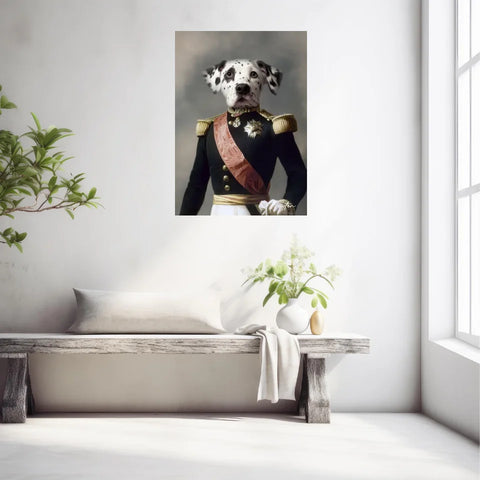 Tableau Animaux Portrait Personnalisé Renaissance Louis Philippe d'Orléans Duc d'Aumale