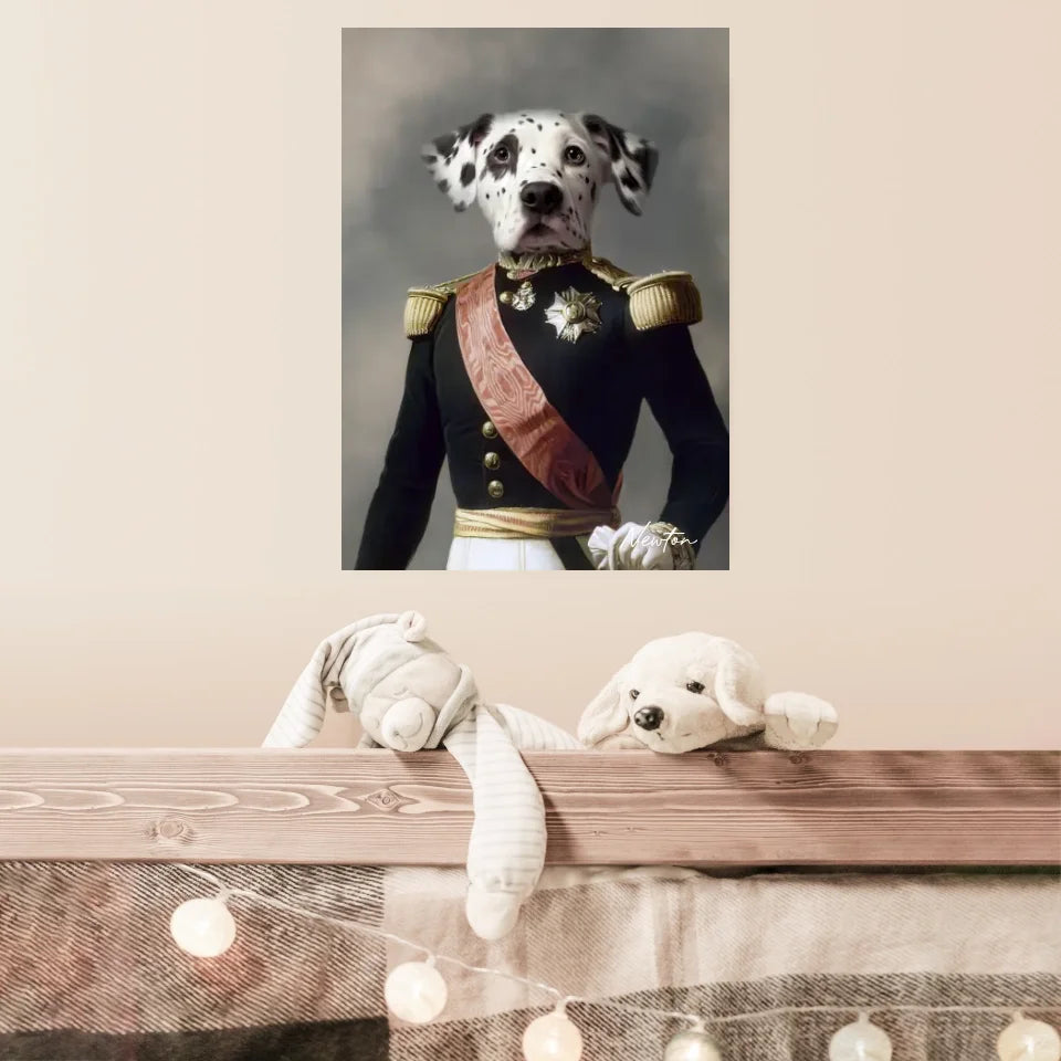 Tableau Animaux Portrait Personnalisé Renaissance Louis Philippe d'Orléans Duc d'Aumale