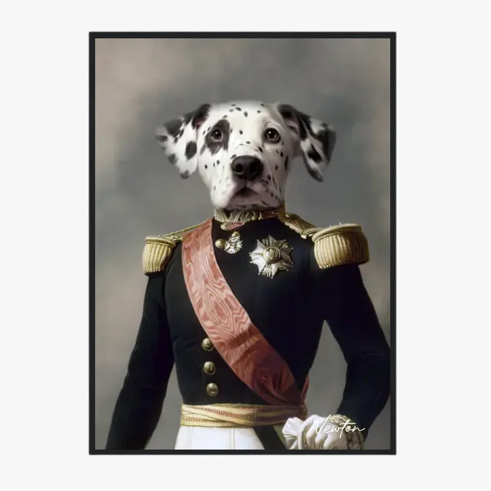 Tableau Animaux Portrait Personnalisé Renaissance Louis Philippe d'Orléans Duc d'Aumale
