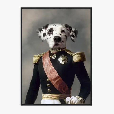 Tableau Animaux Portrait Personnalisé Renaissance Louis Philippe d'Orléans Duc d'Aumale