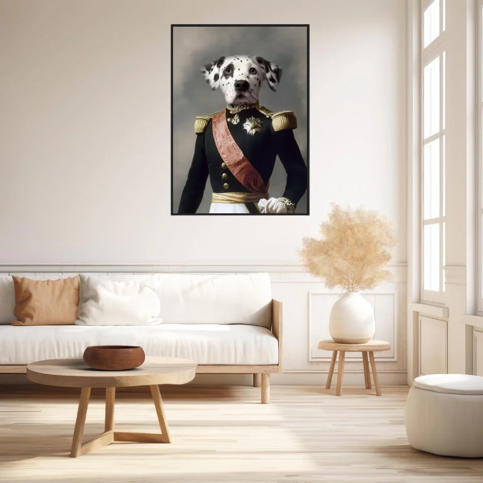 Tableau Animaux Portrait Personnalisé Renaissance Louis Philippe d'Orléans Duc d'Aumale