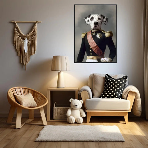 Tableau Animaux Portrait Personnalisé Renaissance Louis Philippe d'Orléans Duc d'Aumale