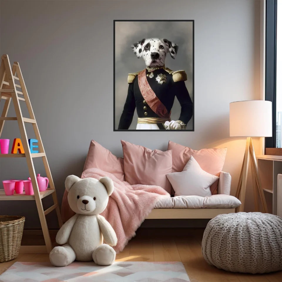 Tableau Animaux Portrait Personnalisé Renaissance Louis Philippe d'Orléans Duc d'Aumale