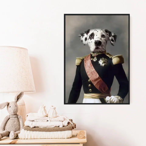 Tableau Animaux Portrait Personnalisé Renaissance Louis Philippe d'Orléans Duc d'Aumale