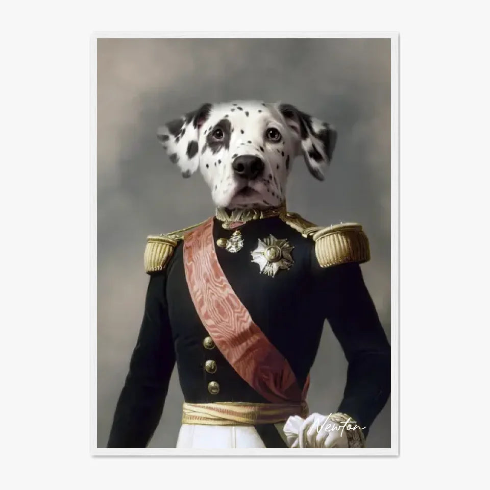 Tableau Animaux Portrait Personnalisé Renaissance Louis Philippe d'Orléans Duc d'Aumale