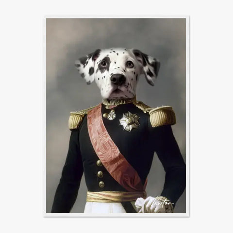 Tableau Animaux Portrait Personnalisé Renaissance Louis Philippe d'Orléans Duc d'Aumale