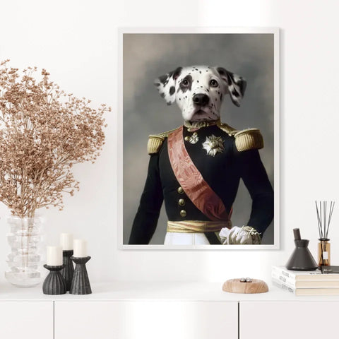 Tableau Animaux Portrait Personnalisé Renaissance Louis Philippe d'Orléans Duc d'Aumale