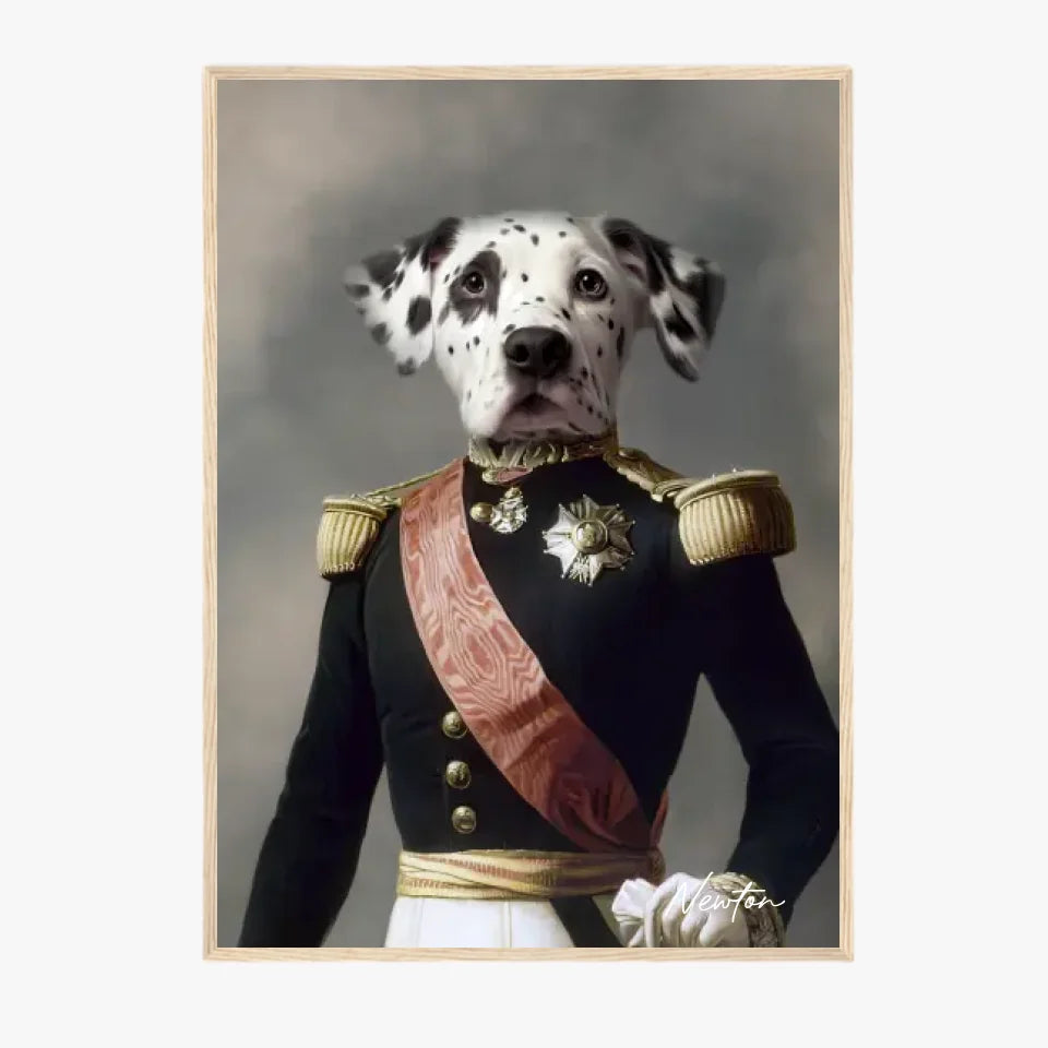 Tableau Animaux Portrait Personnalisé Renaissance Louis Philippe d'Orléans Duc d'Aumale
