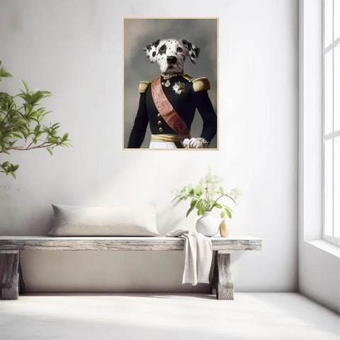 Tableau Animaux Portrait Personnalisé Renaissance Louis Philippe d'Orléans Duc d'Aumale