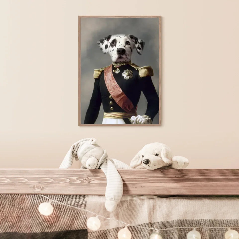 Tableau Animaux Portrait Personnalisé Renaissance Louis Philippe d'Orléans Duc d'Aumale