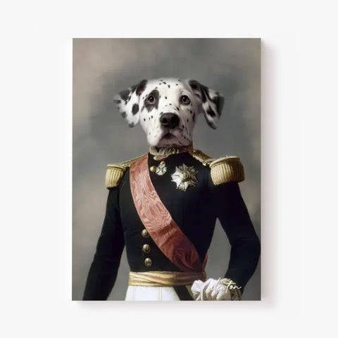 Tableau Animaux Portrait Personnalisé Renaissance Louis Philippe d'Orléans Duc d'Aumale