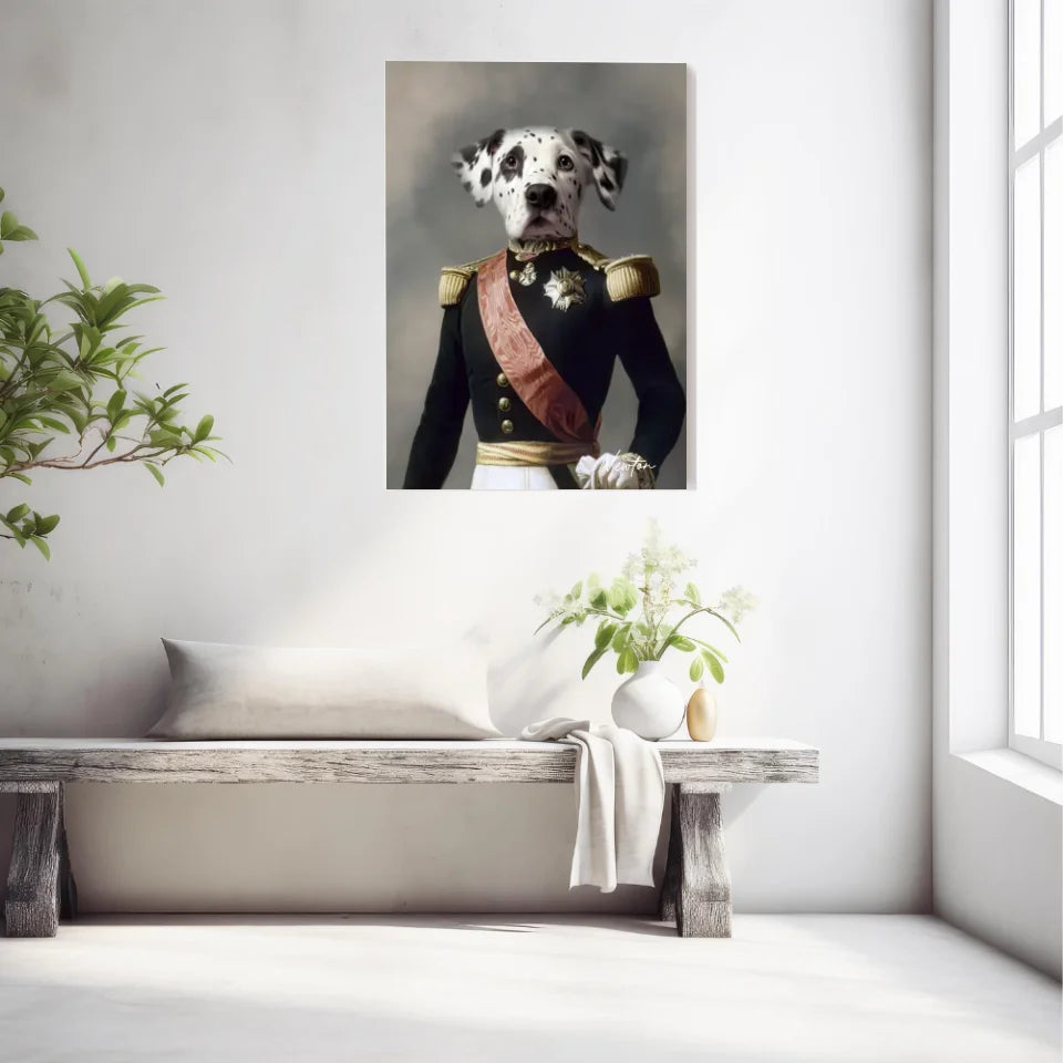Tableau Animaux Portrait Personnalisé Renaissance Louis Philippe d'Orléans Duc d'Aumale