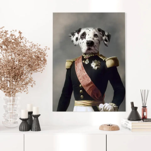 Tableau Animaux Portrait Personnalisé Renaissance Louis Philippe d'Orléans Duc d'Aumale