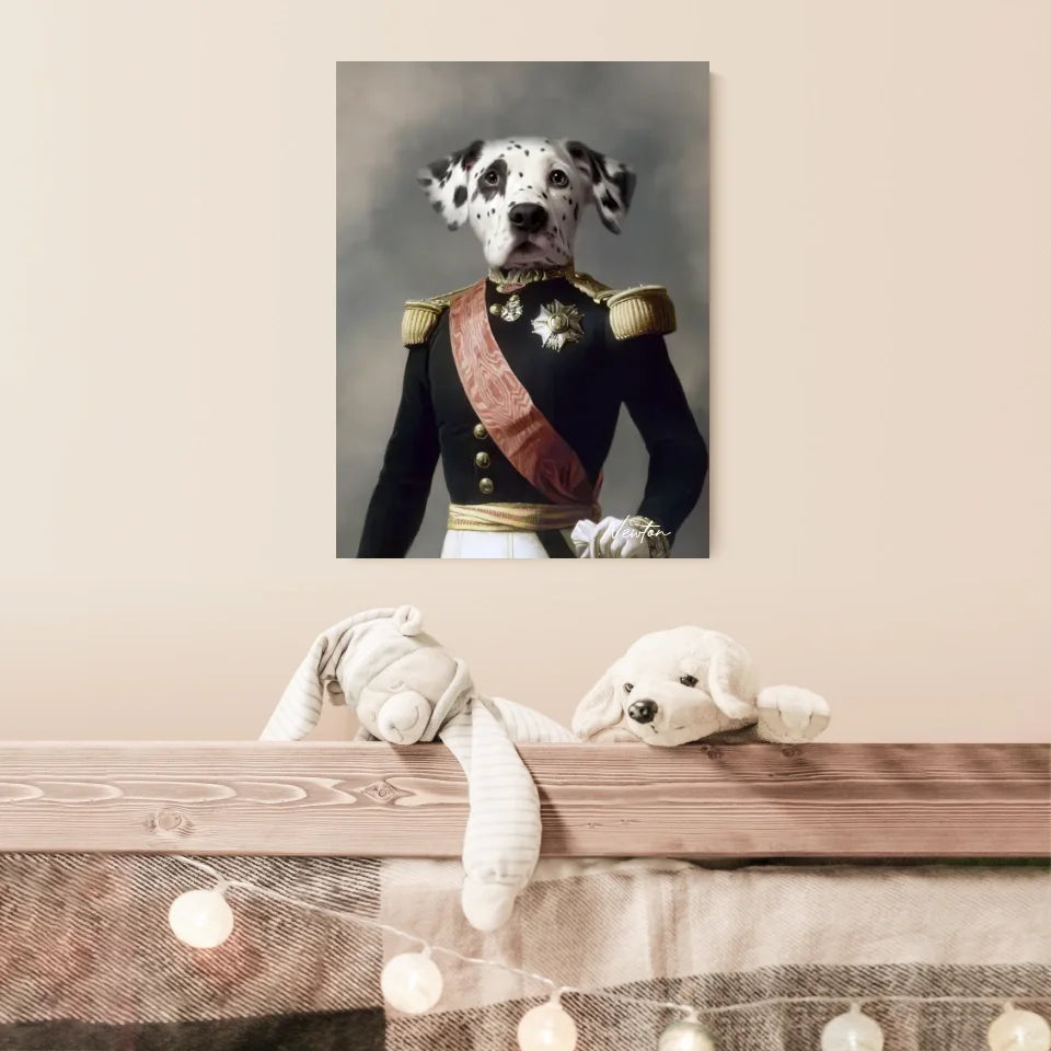 Tableau Animaux Portrait Personnalisé Renaissance Louis Philippe d'Orléans Duc d'Aumale