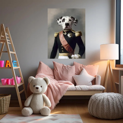 Tableau Animaux Portrait Personnalisé Renaissance Louis Philippe d'Orléans Duc d'Aumale