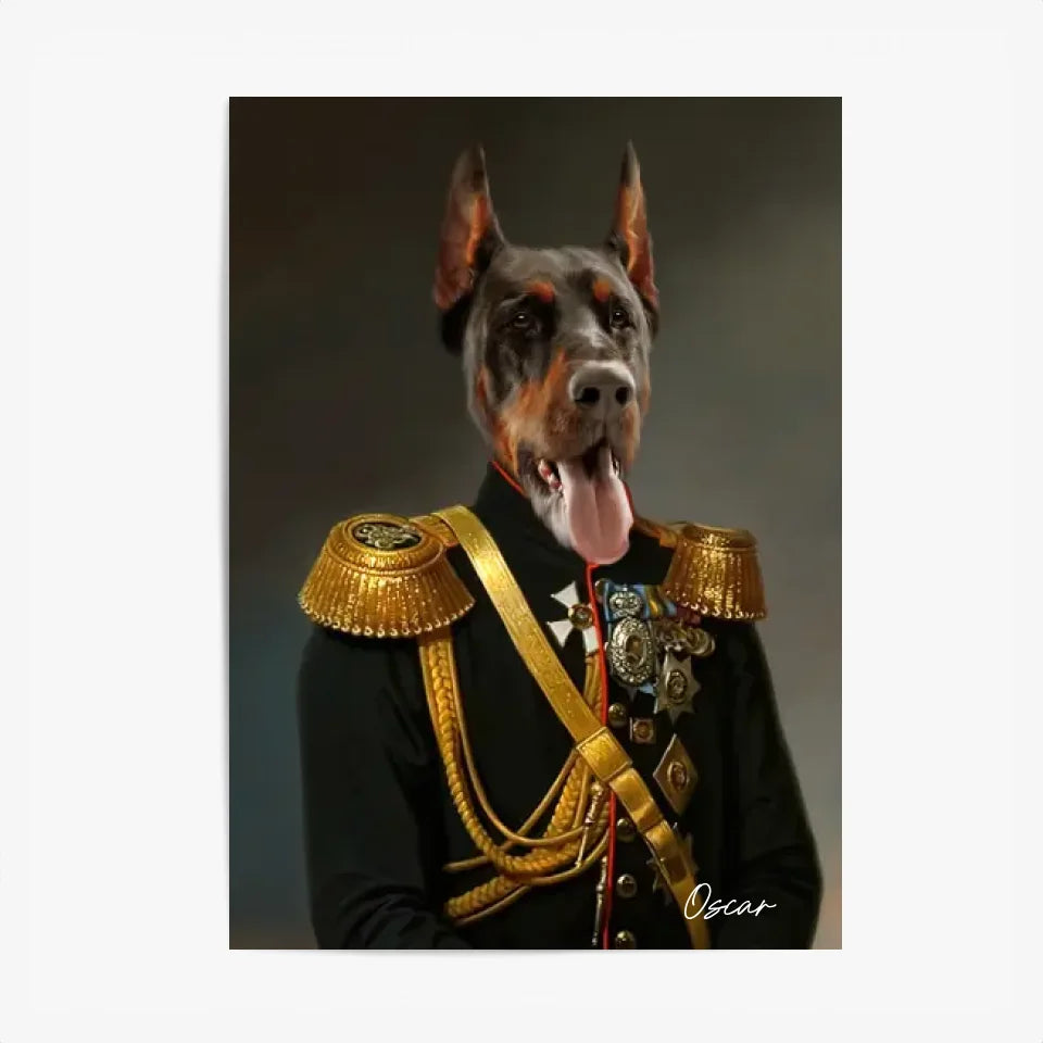 Tableau Animaux Portrait Personnalisé Renaissance Mikhaïl Semionovitch Vorontsov