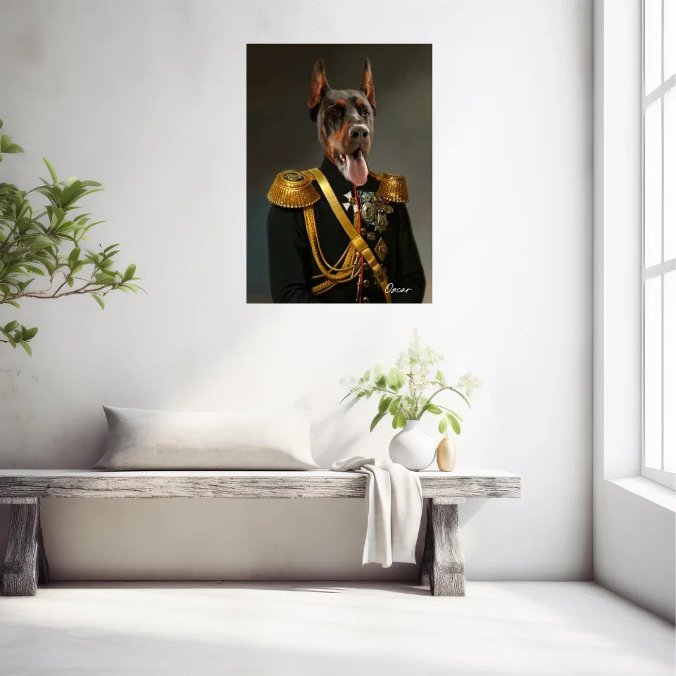 Tableau Animaux Portrait Personnalisé Renaissance Mikhaïl Semionovitch Vorontsov