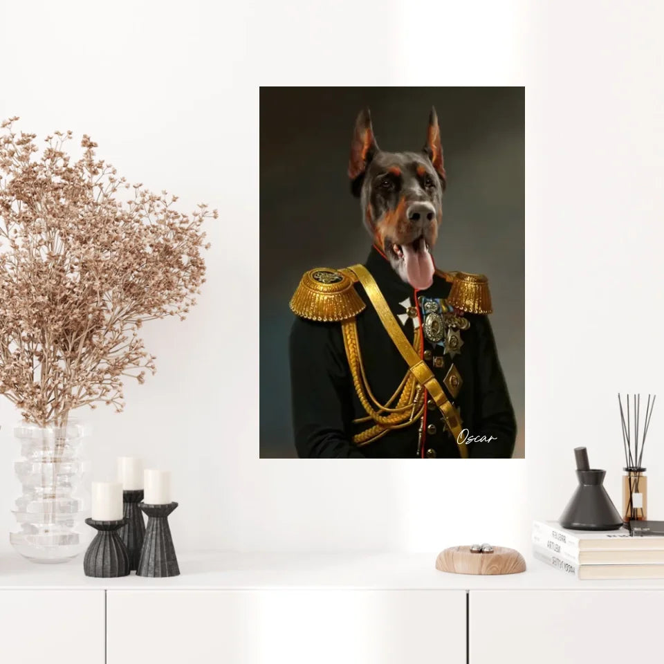 Tableau Animaux Portrait Personnalisé Renaissance Mikhaïl Semionovitch Vorontsov