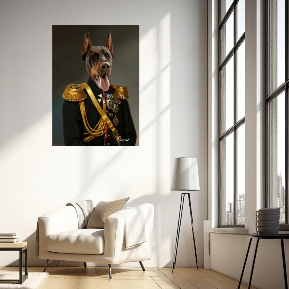 Tableau Animaux Portrait Personnalisé Renaissance Mikhaïl Semionovitch Vorontsov