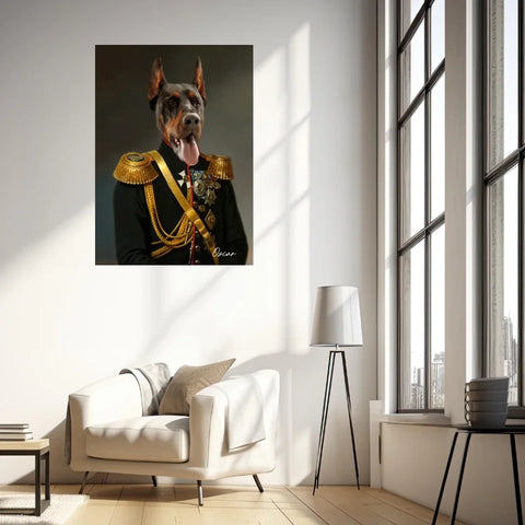 Tableau Animaux Portrait Personnalisé Renaissance Mikhaïl Semionovitch Vorontsov