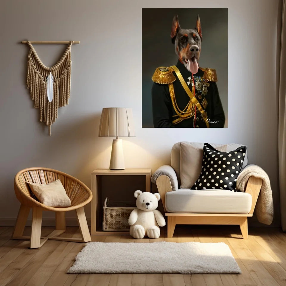 Tableau Animaux Portrait Personnalisé Renaissance Mikhaïl Semionovitch Vorontsov