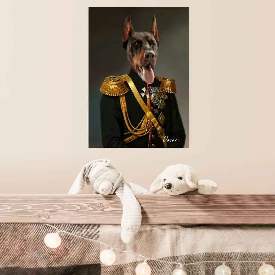 Tableau Animaux Portrait Personnalisé Renaissance Mikhaïl Semionovitch Vorontsov