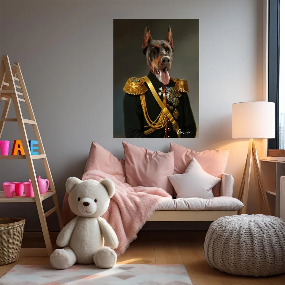 Tableau Animaux Portrait Personnalisé Renaissance Mikhaïl Semionovitch Vorontsov