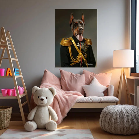 Tableau Animaux Portrait Personnalisé Renaissance Mikhaïl Semionovitch Vorontsov