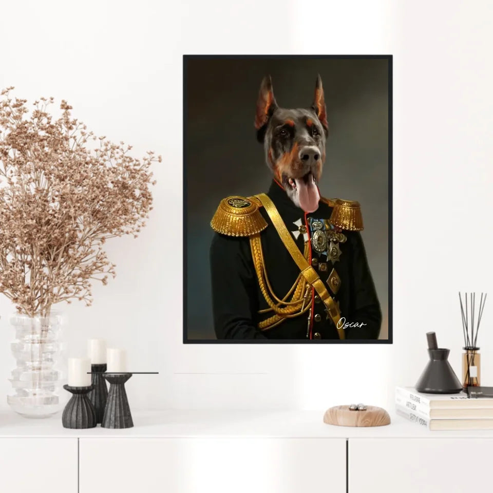 Tableau Animaux Portrait Personnalisé Renaissance Mikhaïl Semionovitch Vorontsov