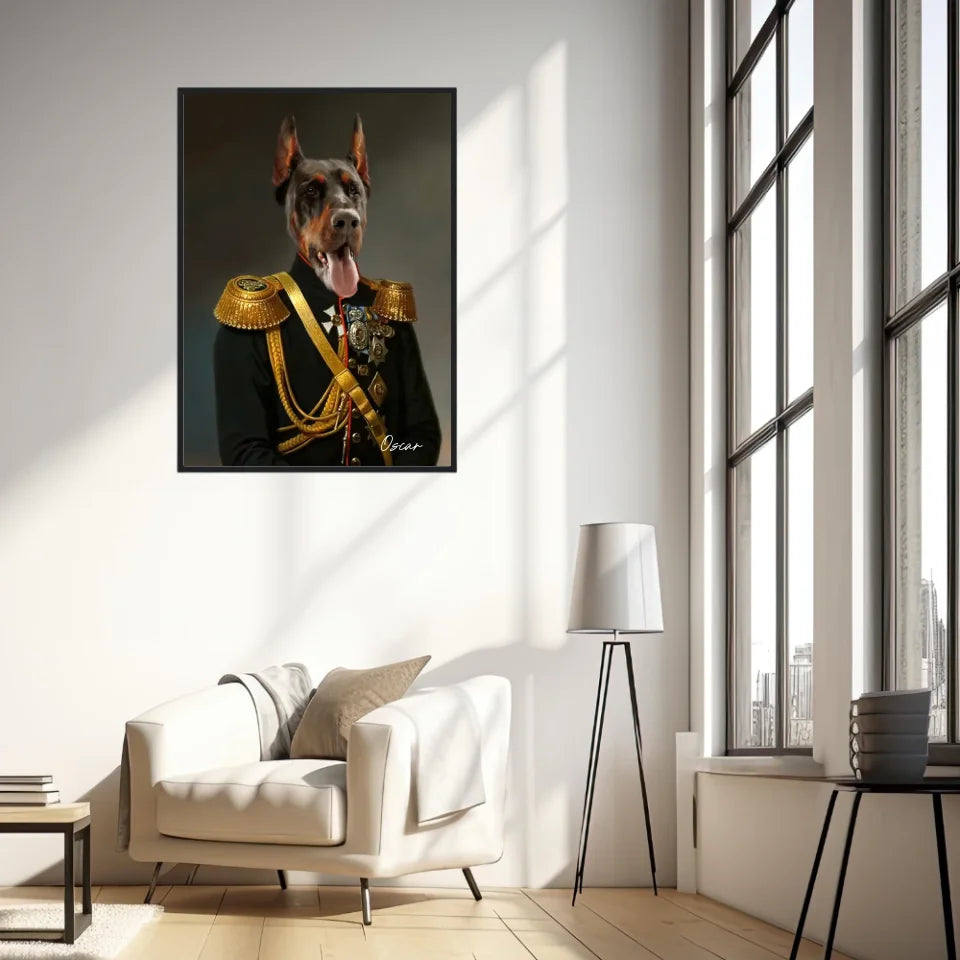 Tableau Animaux Portrait Personnalisé Renaissance Mikhaïl Semionovitch Vorontsov