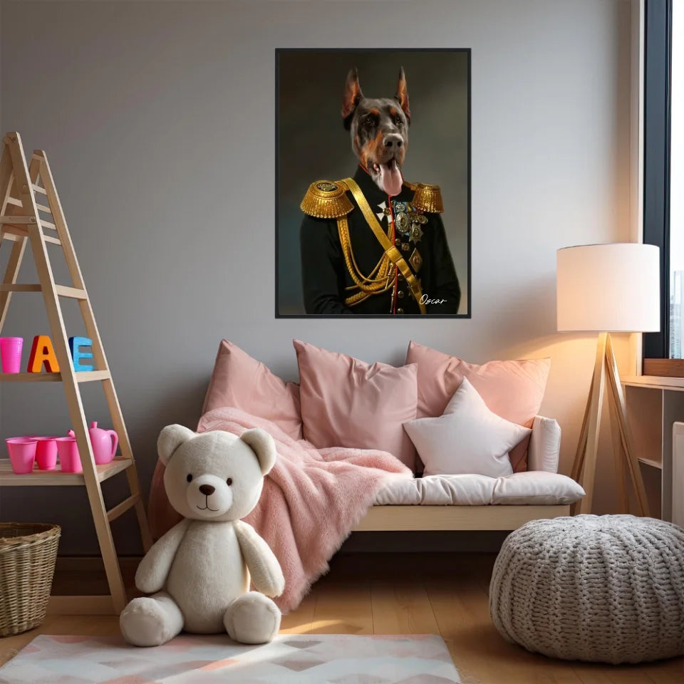 Tableau Animaux Portrait Personnalisé Renaissance Mikhaïl Semionovitch Vorontsov