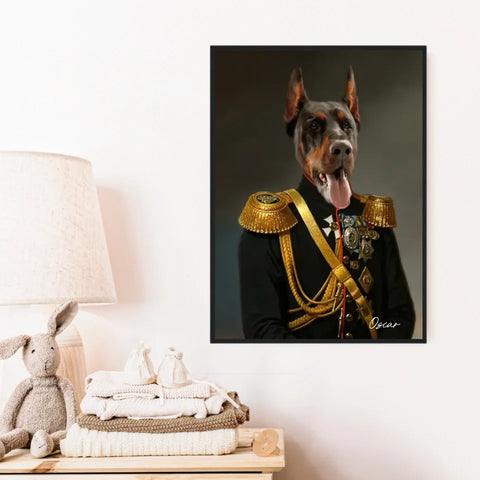 Tableau Animaux Portrait Personnalisé Renaissance Mikhaïl Semionovitch Vorontsov