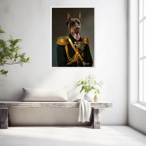 Tableau Animaux Portrait Personnalisé Renaissance Mikhaïl Semionovitch Vorontsov