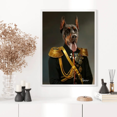 Tableau Animaux Portrait Personnalisé Renaissance Mikhaïl Semionovitch Vorontsov