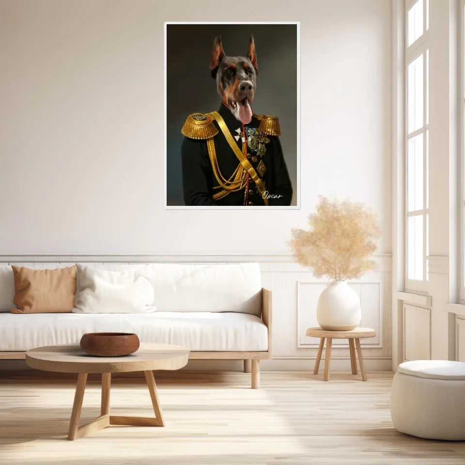 Tableau Animaux Portrait Personnalisé Renaissance Mikhaïl Semionovitch Vorontsov