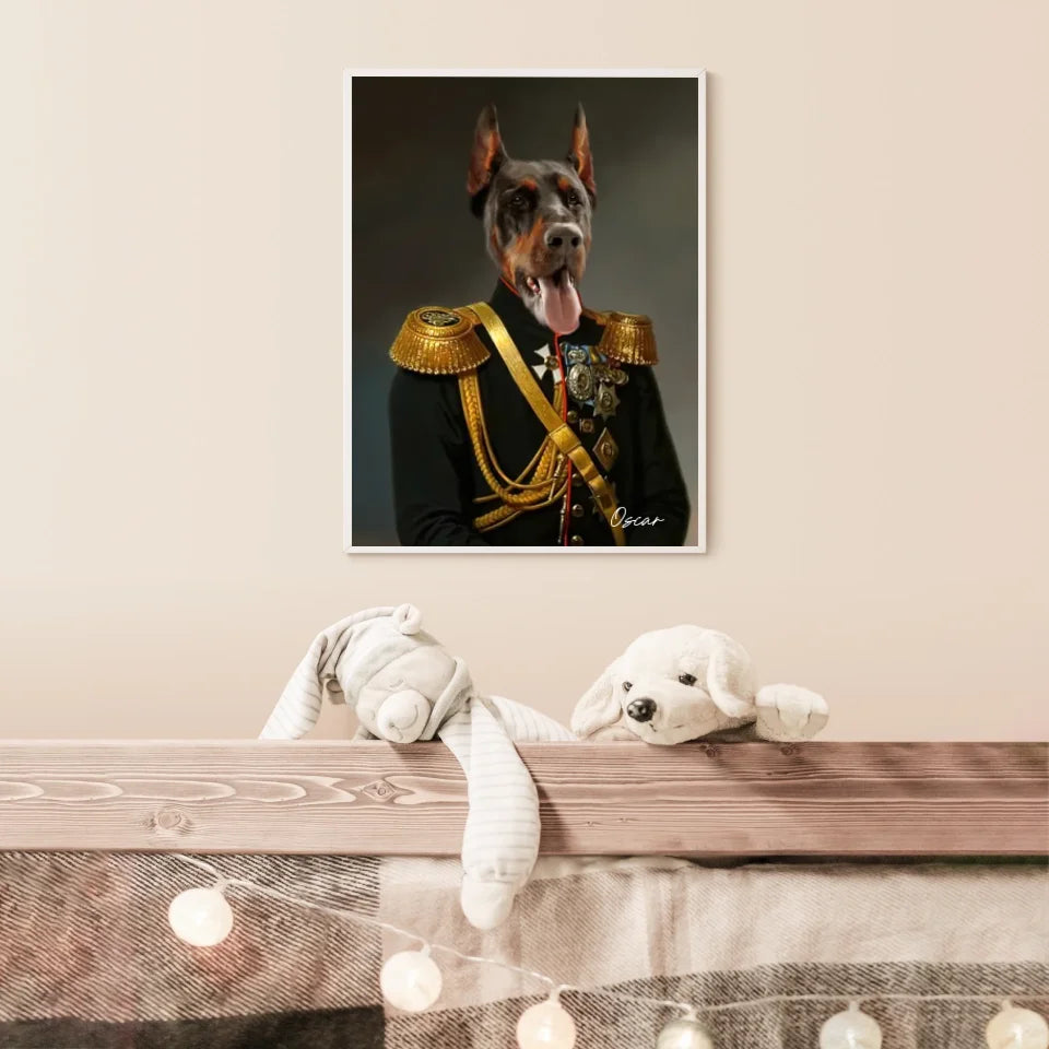 Tableau Animaux Portrait Personnalisé Renaissance Mikhaïl Semionovitch Vorontsov