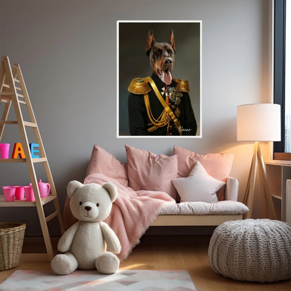 Tableau Animaux Portrait Personnalisé Renaissance Mikhaïl Semionovitch Vorontsov