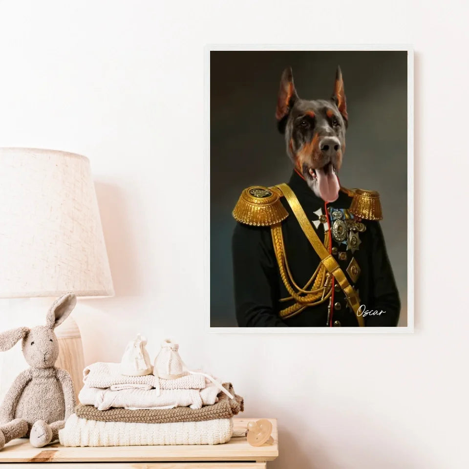 Tableau Animaux Portrait Personnalisé Renaissance Mikhaïl Semionovitch Vorontsov