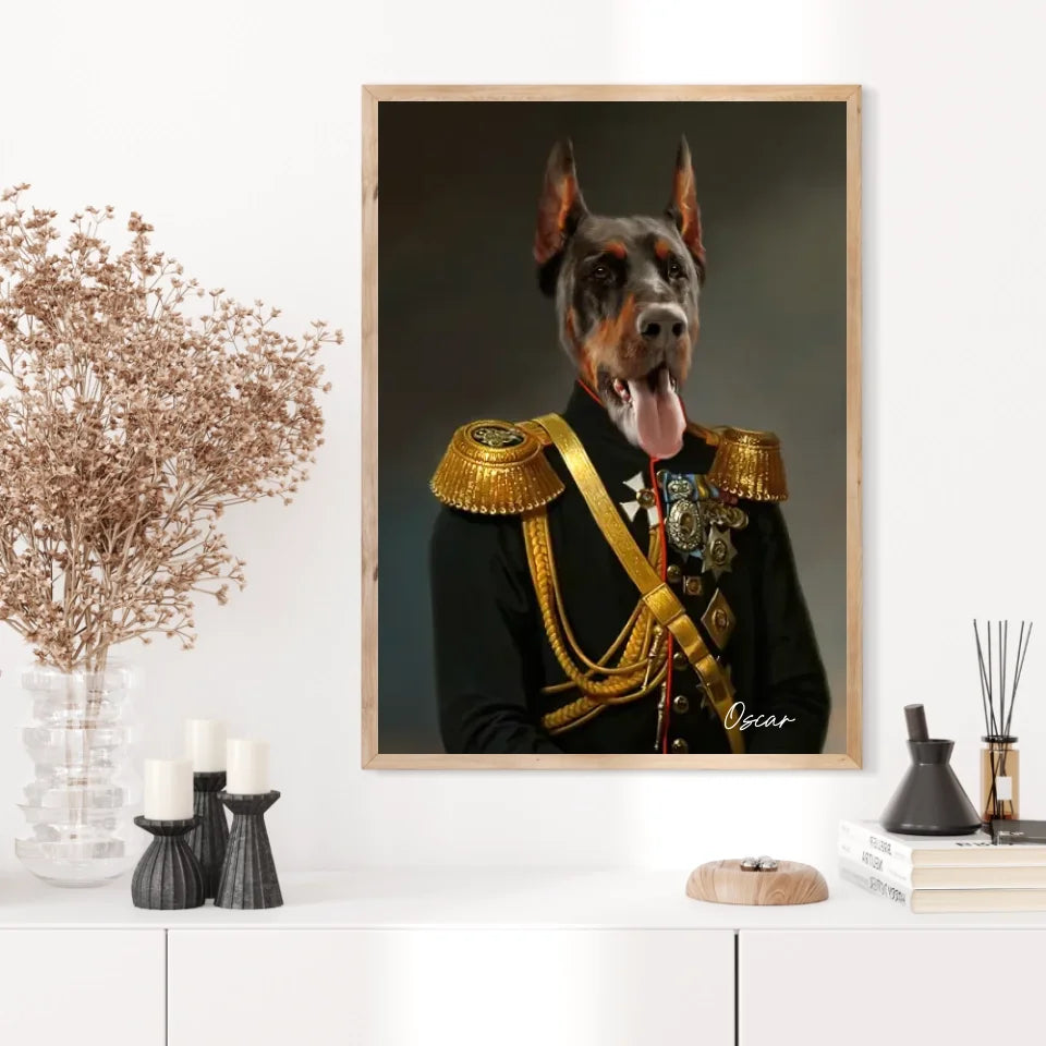 Tableau Animaux Portrait Personnalisé Renaissance Mikhaïl Semionovitch Vorontsov